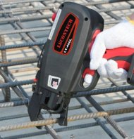 lt-400l li-ion battery rebar tying machine application- lecontech